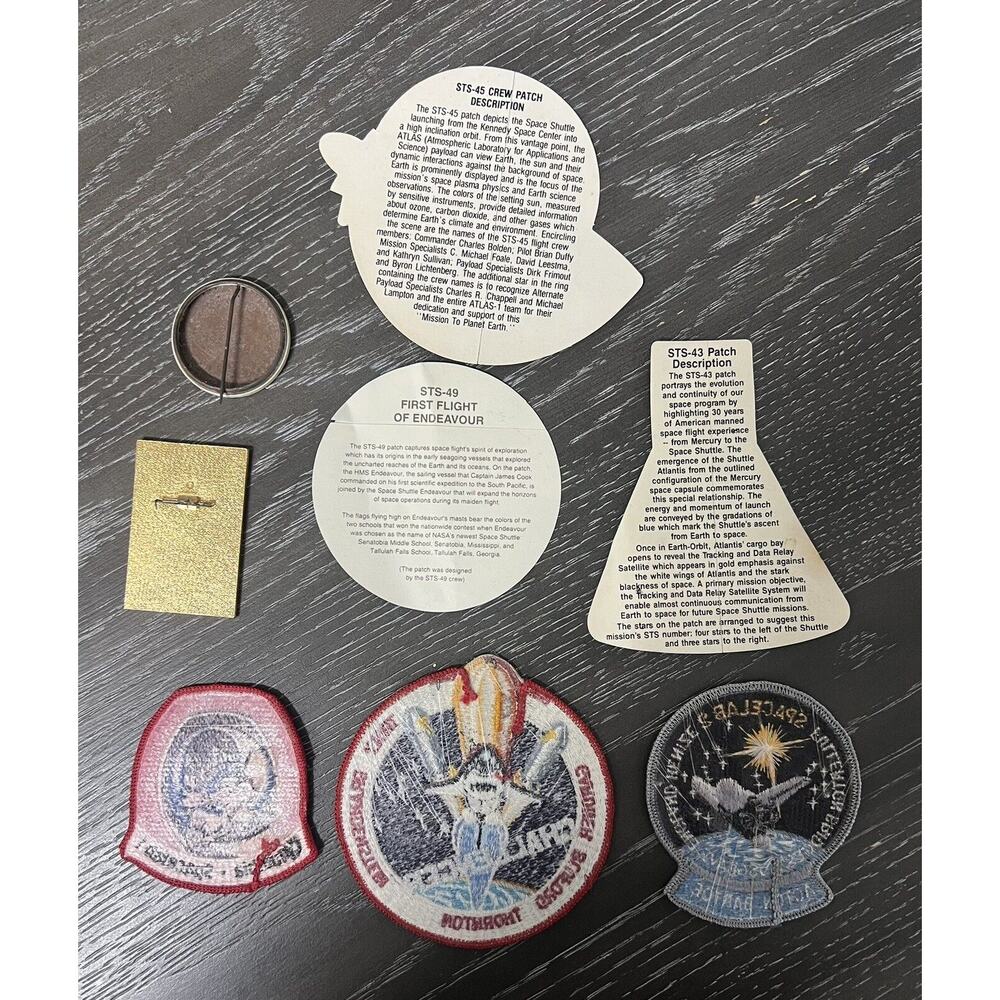 Space Shuttle Patch Pin Decal Lot, Apollo, Space Lab, Challenger, Columbia - Picture 2 of 16